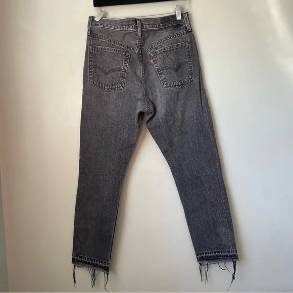 SOLD LEVIS 501 no tab high rise size 27 black - Picture 8 of 8